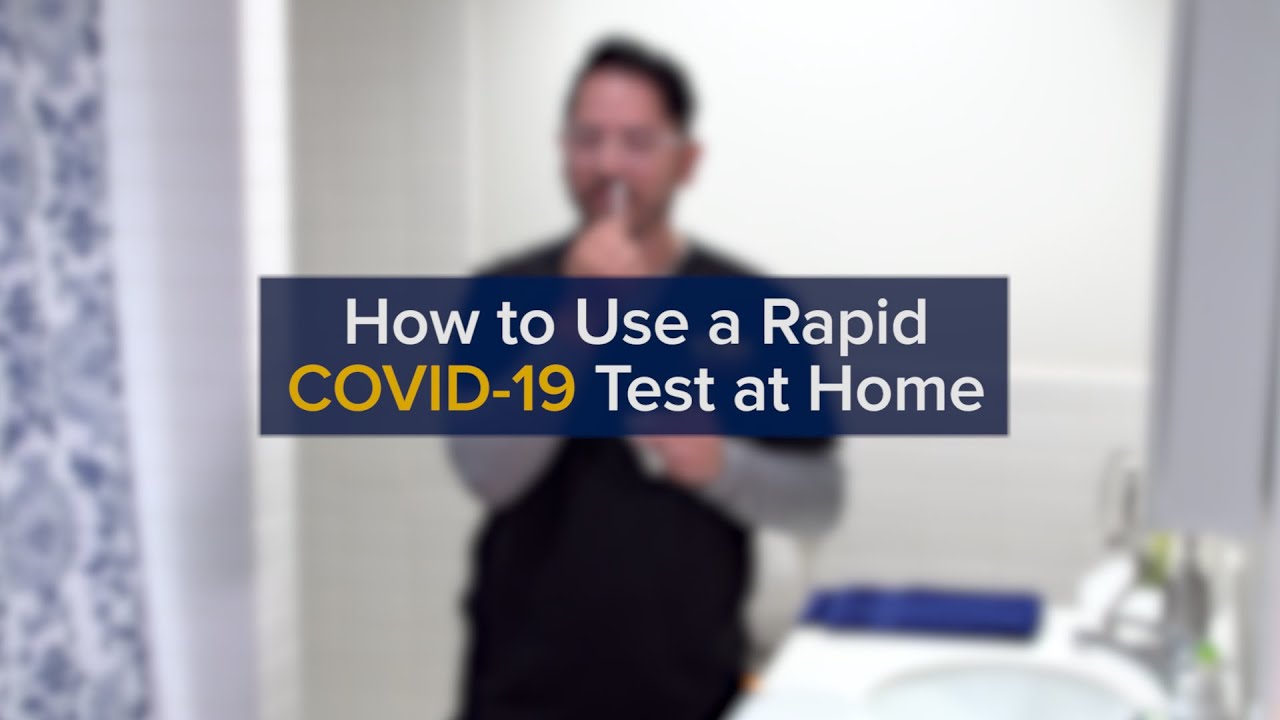 How to Do an At-Home COVID-19 Rapid Antigen Test Correctly ...